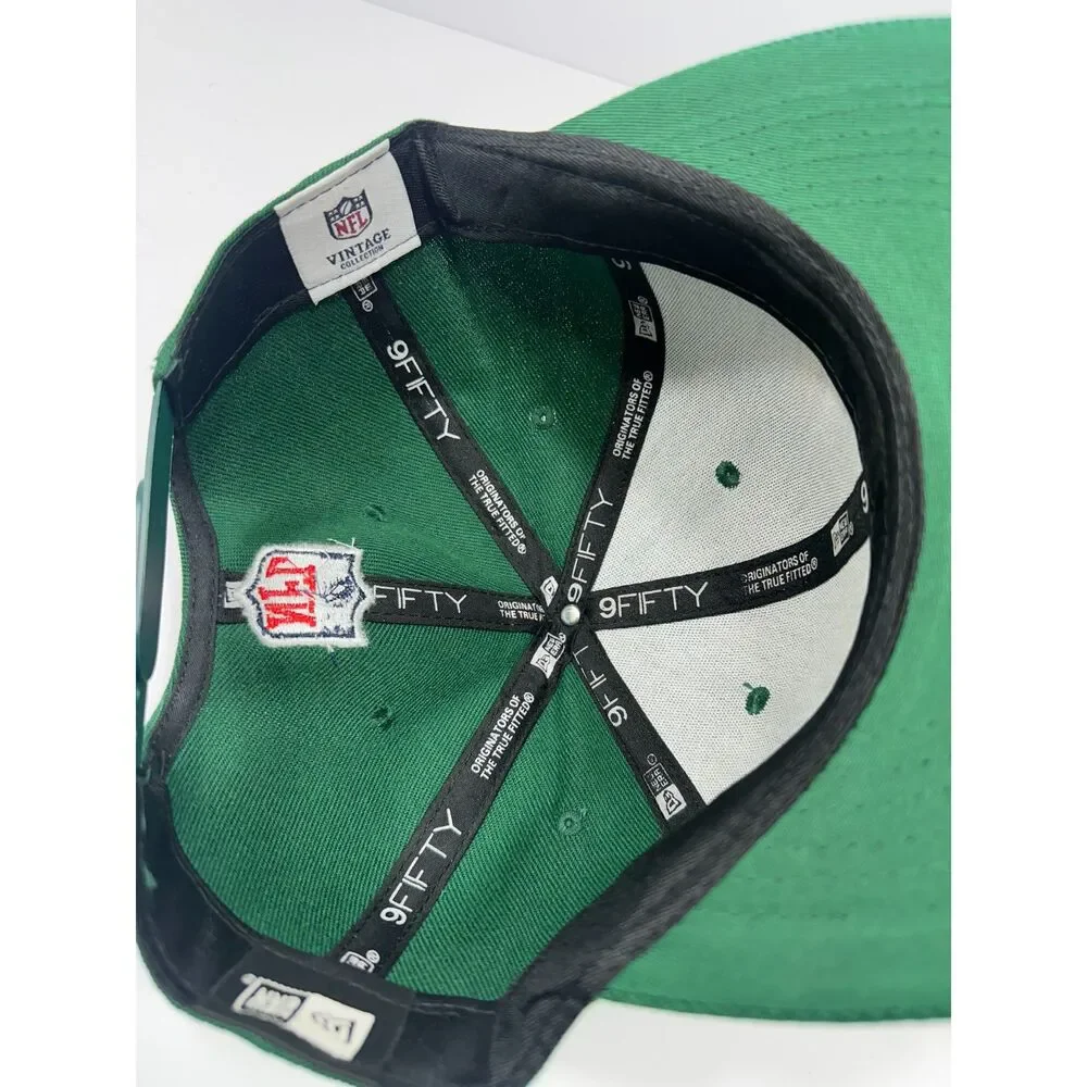 Green Bay Packers New Era 9FIFTY Snapback Hat Green NFL Vintage Collection